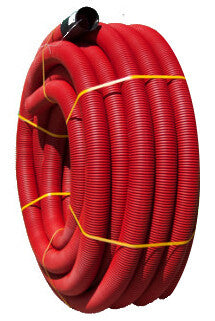 126100063 50m ELEKTROINSTALLATION ROHR ULTRA-TP I LEICHT ROT ø63mm