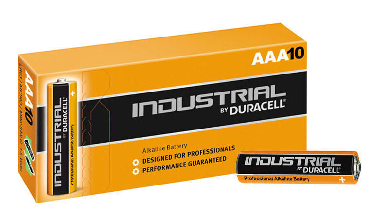 10 x PILAS ALCALINA LR03 AAA DURACELL INDUSTRIAL