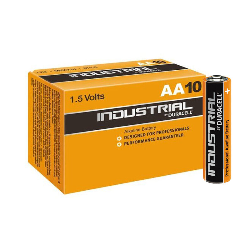 10 x PILA ALCALINA LR06 AA DURACELL INDUSTRIAL