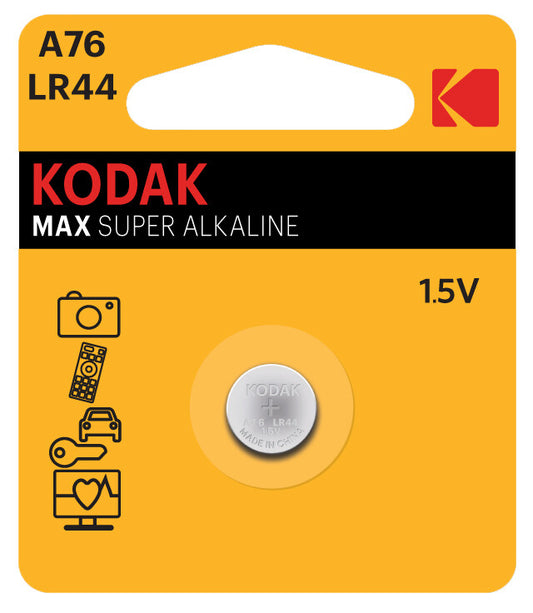 30986336 PILA BOTON MAX KODAK ALKALINA A76/LR44