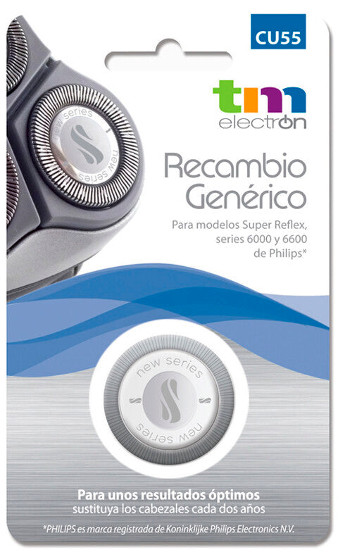 CU55 -BL/1 CABEZALES AFEITADORA EQUIVALENTE A HQ55