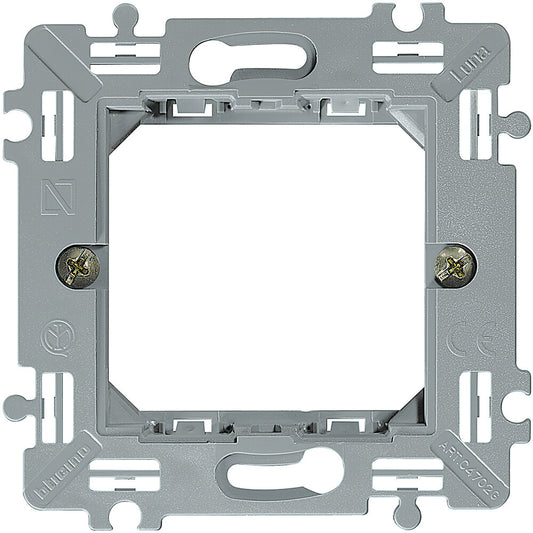 C4702G SOPORTE 2 MODULOS CON GARRAS LUNA