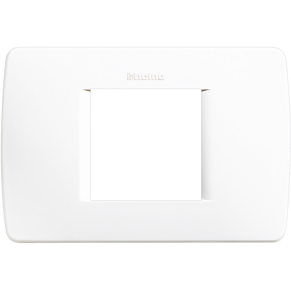 C4819BN PLACA 2 MODULOS BLANCO LUNA