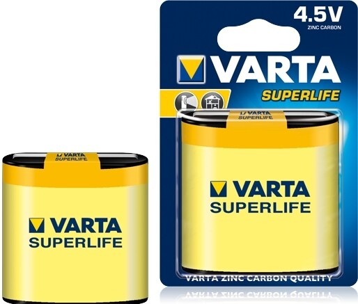 2012 BL 1Stück SALZBATT. 2R12 4,5V VARTA SUPERLIFE