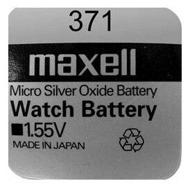 371 PILA MAXELL BOTON OXIDO DE PLATA RELOJ SR920SW