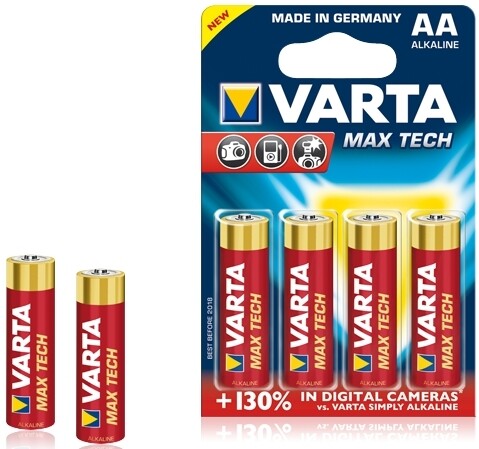4006EXTRA BL 4ud PILA ALCALINA LR6 AAA VARTA MAXI TECH