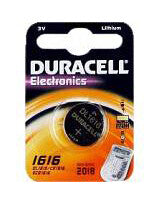 CR1616 - 1 x PILA BOTON DURACELL LITIO 3V