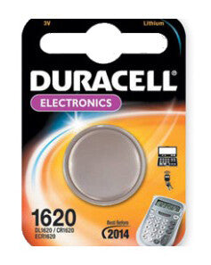 CR1620 - 1 x PILA BOTON DURACELL LITIO 3V