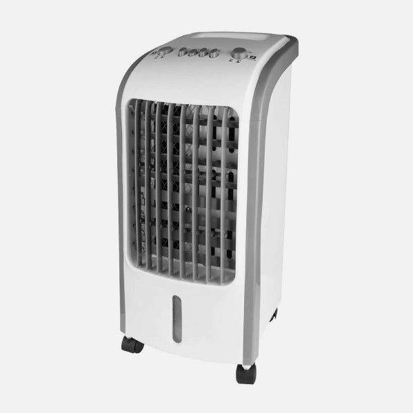 Evaporative Air Cooler Ventisca White 80w 3-Speed 4 Litres Oscillating.Portable W/Cool Accumulator 57x26x24cm