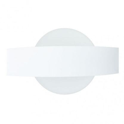 Aplique Barredor De Pared Circ.8w 4000k Arco Blanco 630 Lm Ip20 13x24x5 Cm