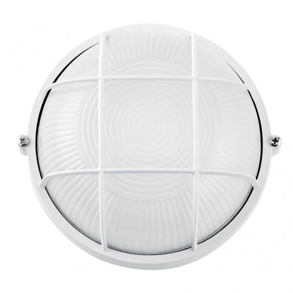 Aplique Ext. Aluminio Apus Grand.1xe27 Blanco Ip44 11x25x25 Cm