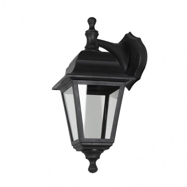 Aplique Exterior Albahaca 1xe27 Negro Ip44 Policarbonato 35x15x19,7 Cm