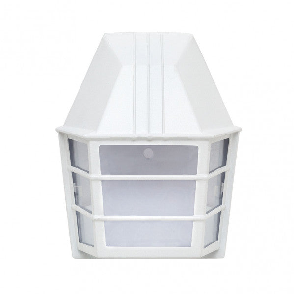 Aplique Exterior Aluminio Acrux 1xe27 Blanco Ip23  24x20x11,5 Cm