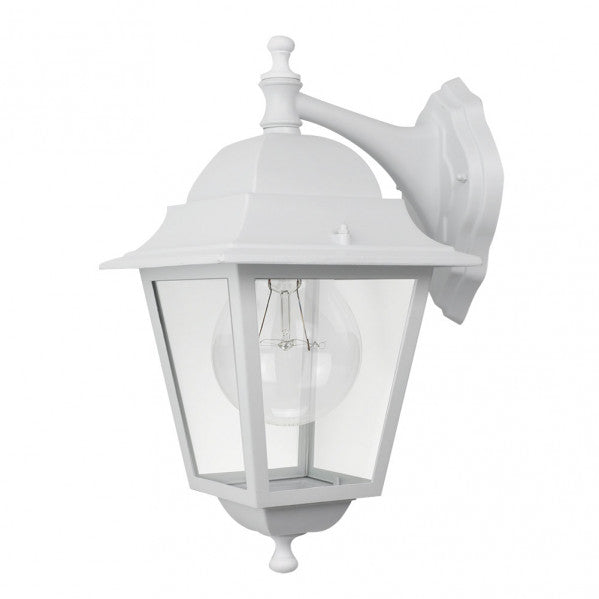 Aplique Exterior Aluminio Spica 1xe27 Blanco Ip44  42x28x21,5 Cm