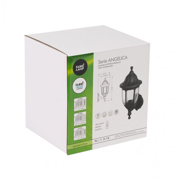 Aplique Exterior Angelica 1xe27 Blanco Ip44 Policarbonato 36,2x16,6x20,5 Cm