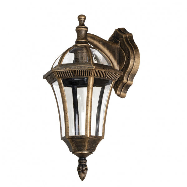 Aplique Exterior Comino 1xe27 Oro Viejo Ip44 Policarbonato 41,1x17x6x23,8 Cm