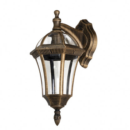 Aplique Exterior Comino 1xe27 Oro Viejo Ip44 Policarbonato 41,1x17x6x23,8 Cm
