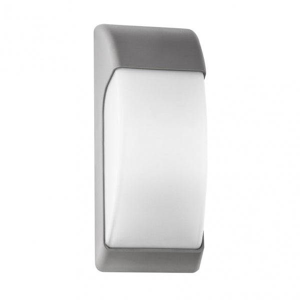 Aplique Exterior Espelta 1xe27 Gris Ip65 Policarbonato   32x12,9x13 Cm