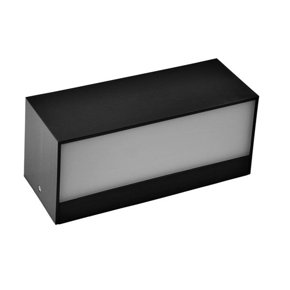 Aplique Exterior Masala 1xe27 Negro Ip65 Policarbonato  9x23x10,1 Cm
