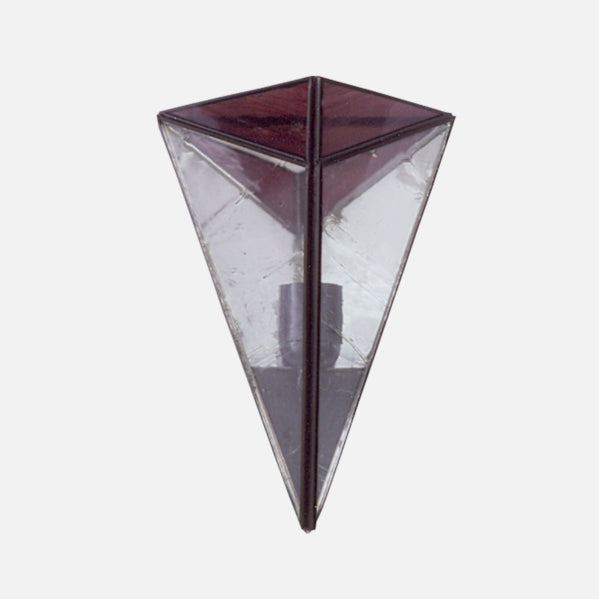 Aplique Piramide Violeta 1xe27 28x20