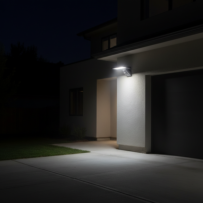Aplique Solar LED Ganda Regulable 5W IP65 Sensor Movimiento y Crepuscular GSC