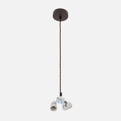 Arm. Colgante Cara 3xe27 Marron M10 Regx10x10 Cm