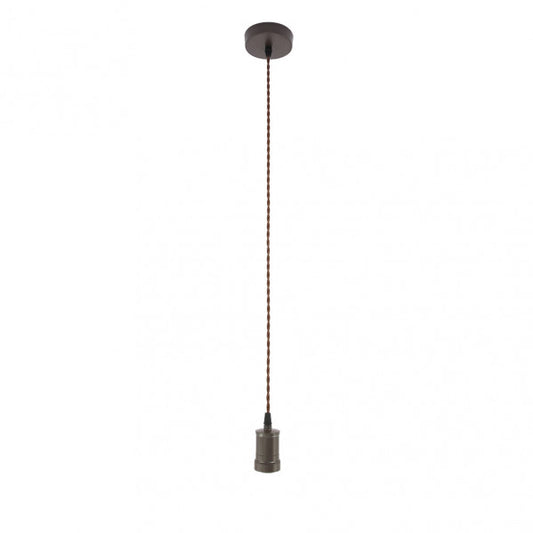 Arm.colgante Puja 1xe27 Marron Regx10x10 Cm
