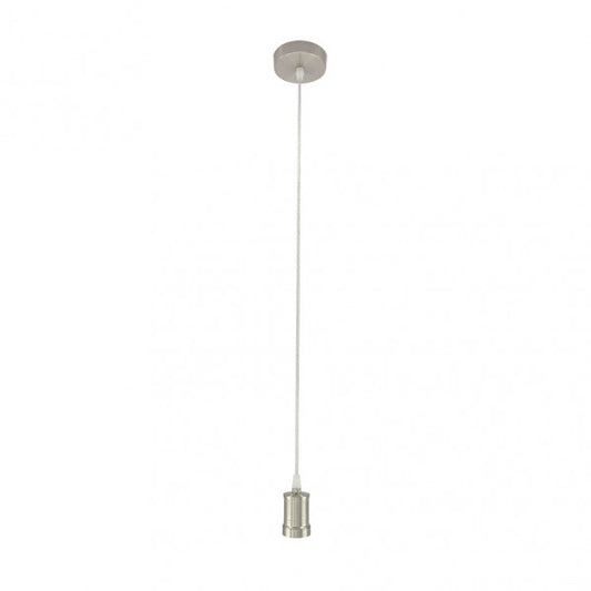 Arm.colgante Puja 1xe27 Niquel Regx10x10 Cm