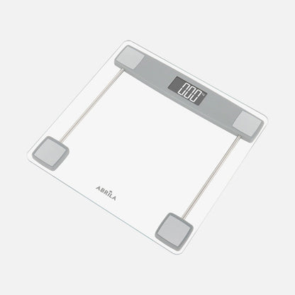 Bascula Bath Adriel Cap.180kg Trasnparente Glass Temp5mm Display Lit/turn Automatic.I require 2,4x28x28cm