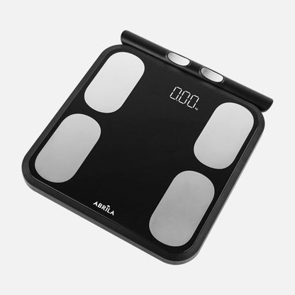 Bascula Bath Dasan Cap.180kg Black Analis.29data Display Lcd Enc/apag Autom.bluetooth 3,5x30x33cm