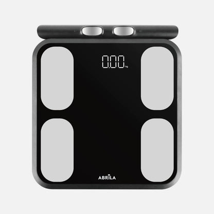 Bascula Bath Dasan Cap.180kg Black Analis.29data Display Lcd Enc/apag Autom.bluetooth 3,5x30x33cm