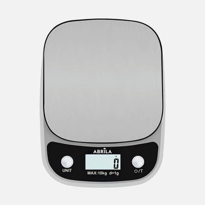Bascula Cookery Anala Nickel Cap.10kg Platf.ac.Stainless Turn Automatic Function Tara 3,5x16x21,5cm