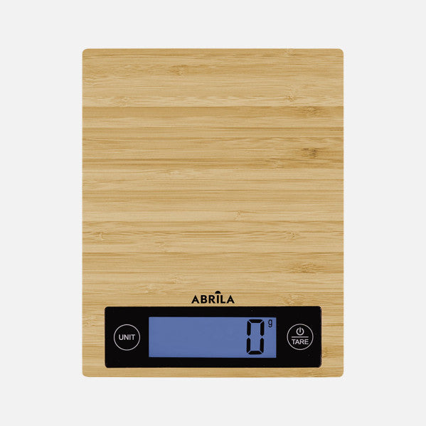 Bascula Cookery Chief Cap.5kg Platf.Bamboo Display Turn Automatic Function Tara 2x18x23cm