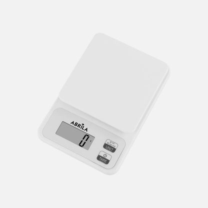 Bascula Cookery Odina Cap.5kg White Platform Abs Function Tara Display Touch Turn Automatic 3x14x20cm