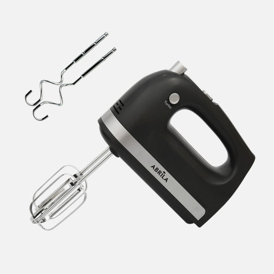 Batidora De Varillas Epona Negr 250w 5vel Ergonomica Montar-batir-mezclar-amasar 30x19,5x9cm