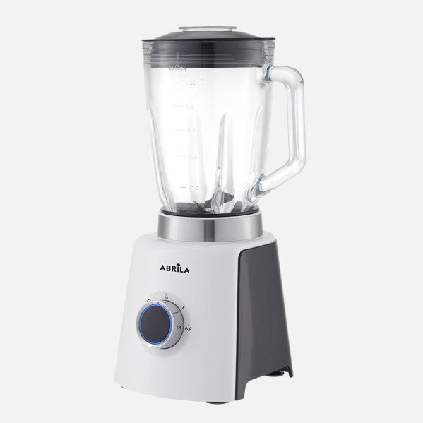 Batidora De Vaso Cayetana Blanco/negro 1500w 2vel+pulso 4h.ac.inox.jarr.crist.1,5l Protec,antideslizante 39x19x18,5cm