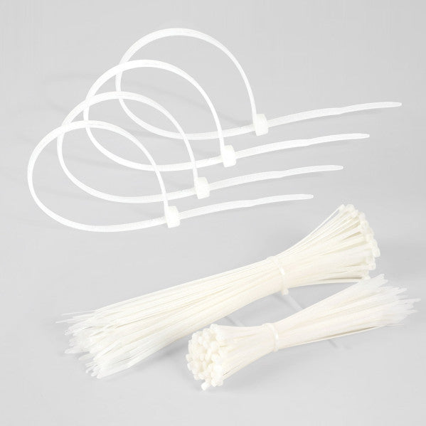 Bolsa 100 Bridas Util Blancas 2,5x200mm 100% Nylon 66 Resistentes Y Duraderas