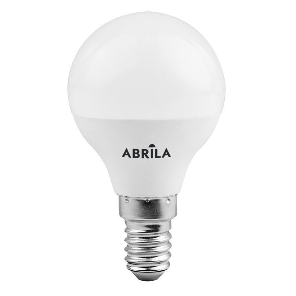Bombilla Esferica 5w 4000k Abrila E14 450lm  8,1x4,5x4,5 Cm