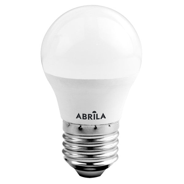 Bombilla Esferica 7w 3000k Abrila E27 630lm  9x4,5x4,5 Cm