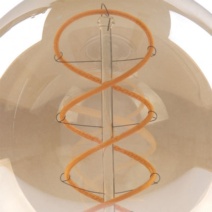Bombilla Filamen.trenzado Globo 13x9,5d 4w 250lm  E27 Ambar 2200k