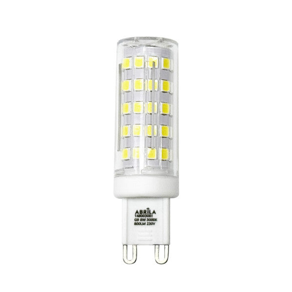 Bombilla G9 8w 3000k Abrila 800lm 6,3x1,8x1,8 Cm