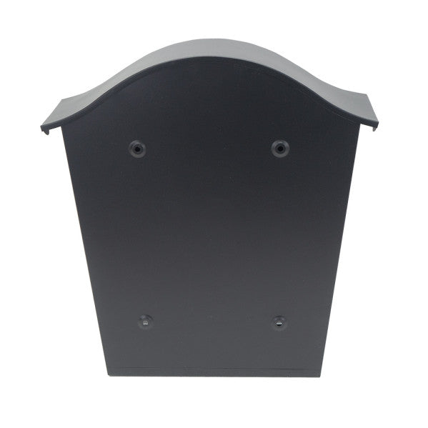 Buzon De Correo Tilda Acero Galvanizado Negro 37x36x13,5 Cm Tejadillo Antilluvia