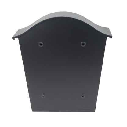Buzon De Correo Tilda Acero Galvanizado Negro 37x36x13,5 Cm Tejadillo Antilluvia