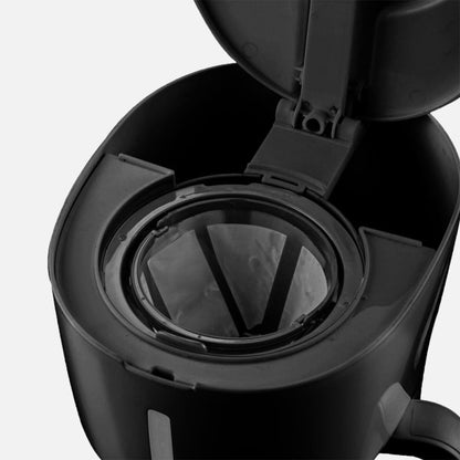 Cafetera De Goteo Bruma 15tazas Negro 650w Filtro Permanente Jarra Cristal 1,5l Antigoteo 30x18x24cm