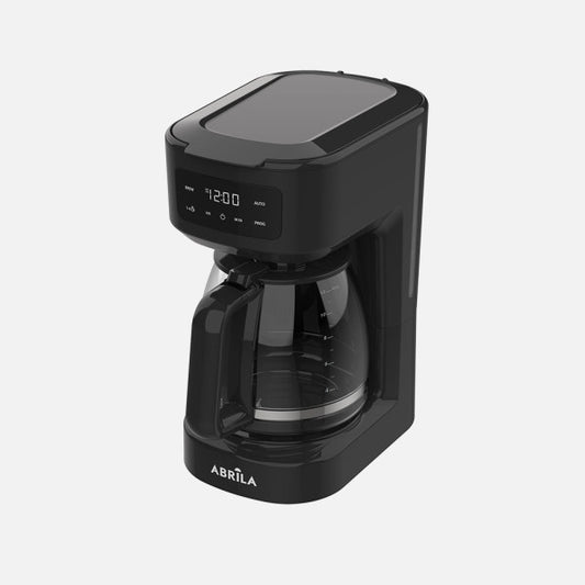 Cafetera De Goteo Flute 15taz Negro 1000w Tactil Filtro Permanente Jarra Cristal1,8l Dosificador 31,5x16x26cm