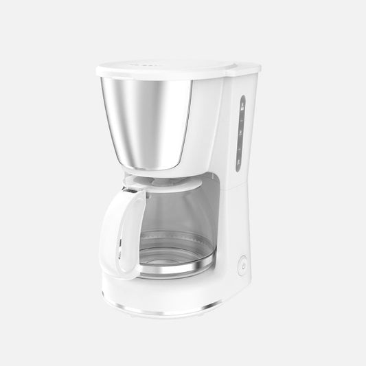 Cafetera De Goteo Wanda 6tazas Blanco 550w Filtro Permanente Jarra Cristal 0,75l Placa Calorif.26,5x10,5x20,5cm