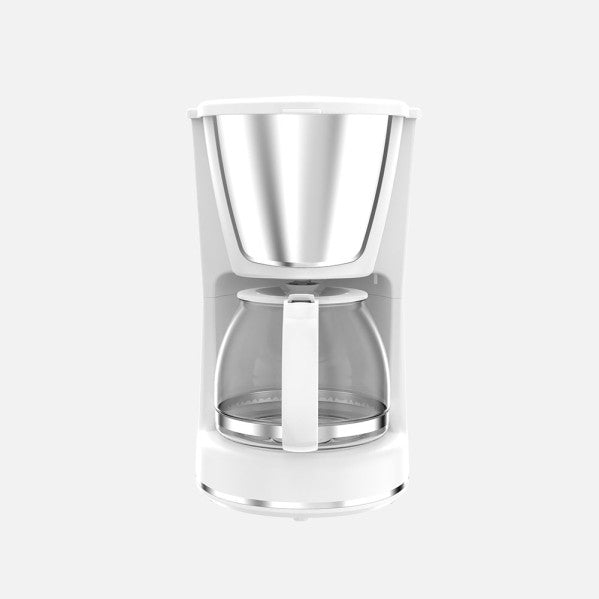 Cafetera De Goteo Wanda 6tazas Blanco 550w Filtro Permanente Jarra Cristal 0,75l Placa Calorif.26,5x10,5x20,5cm