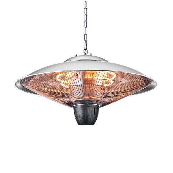 Calefactor Exterior Colgante Koel 2000w Plata 2potencias Ip34 100x60x60 Cm