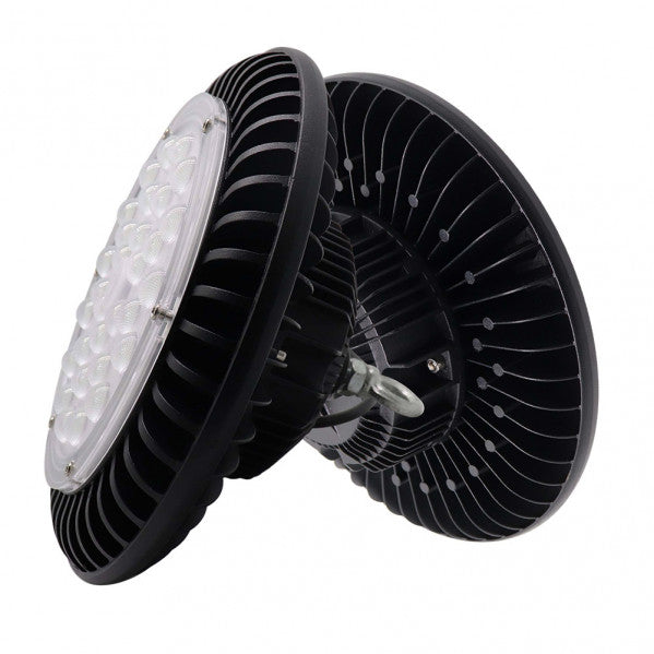 Campana Monzonita 150w 6500k Negro 16500lm Ip65 Led Smd 12,5x30x30 Cm