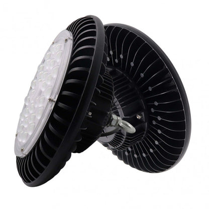 Campana Monzonita 150w 6500k Negro 16500lm Ip65 Led Smd 12,5x30x30 Cm